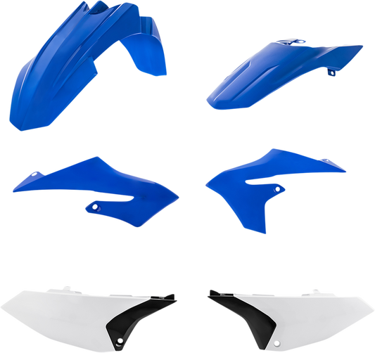 Acerbis OEM YZ 65 2018-2023 standard replacement body kit, including motorcycle body panels, in a natural color.
