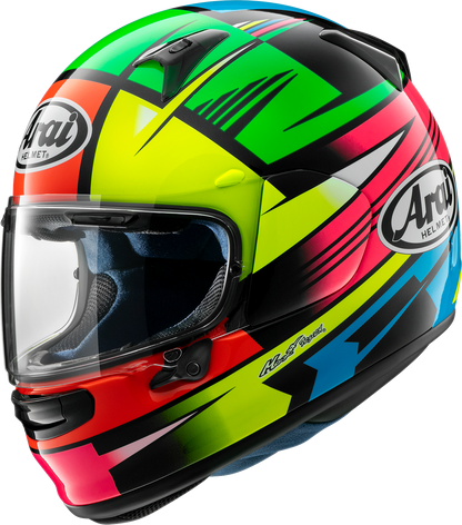 Arai Helmets Regent-X helmet with rock finish in multi colors, size 2XL, featuring a sleek aerodynamic design.