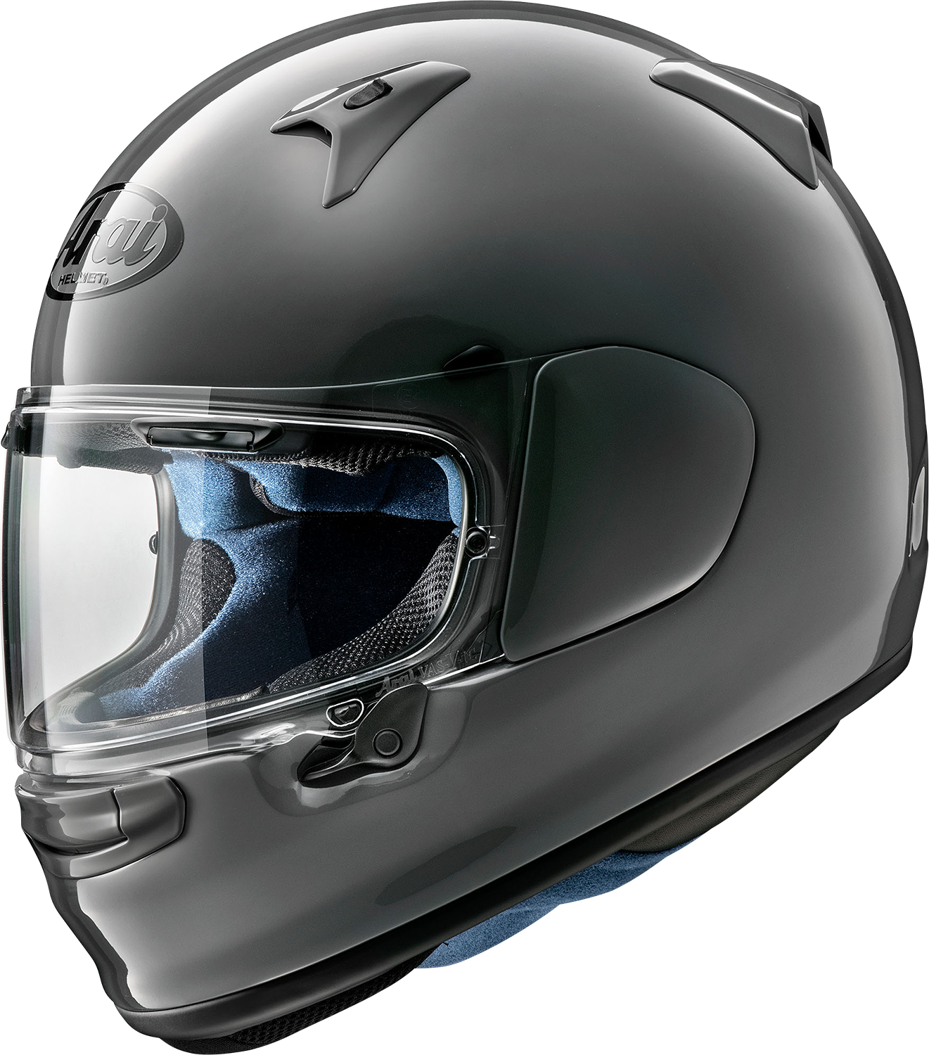 ARAÏ HELMETS Regent-X Modern Gray helmet in XS size, featuring a sleek design and matte finish for motorcycle riders.