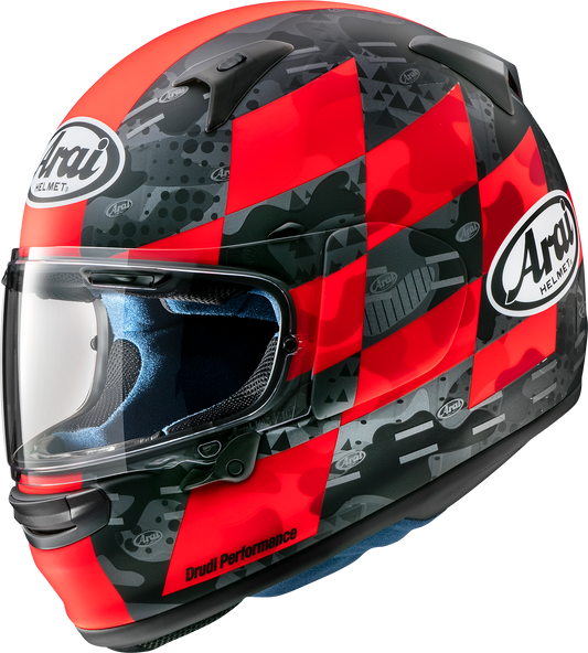 ARAI HELMETS, ARAI Helmets Regent-X Helmet with VAS Shield System – Red Frost, 2XL (Part #0101-15838)