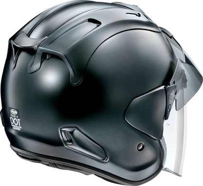 Arai Helmets Ram-X Black Frost motorcycle helmet with Variable Axis System and Pinlock®-120, shown in XS size.