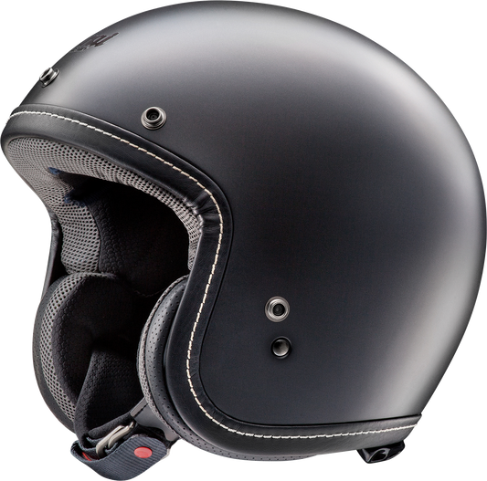 Arai Helmets Classic-V helmet in black frost color, XS size, featuring a sleek design and vented construction for motorcycle riding.
