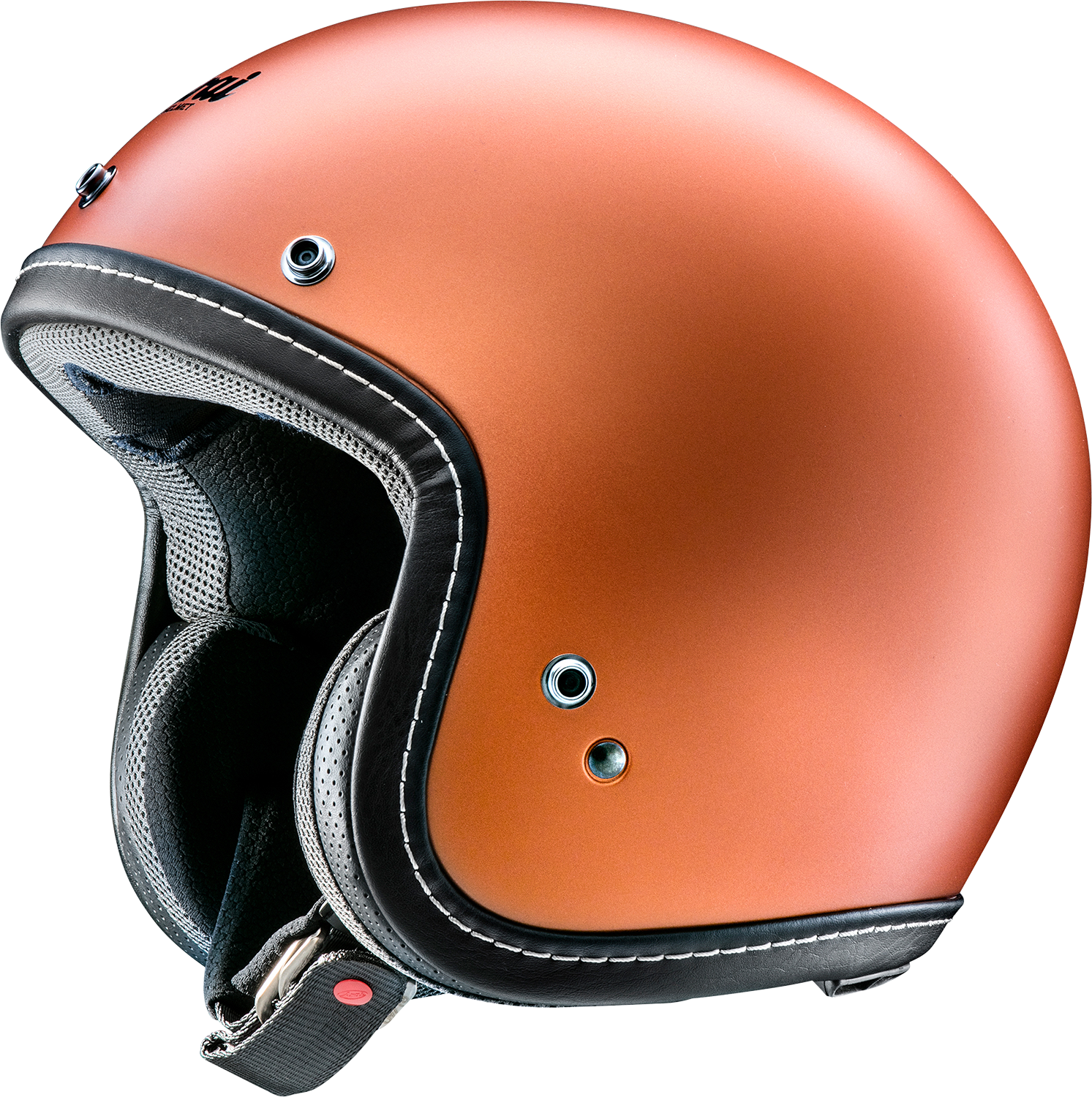 Arai Helmets Classic-V helmet in copper frost color, small size, with sleek aerodynamic design and detailed finish.