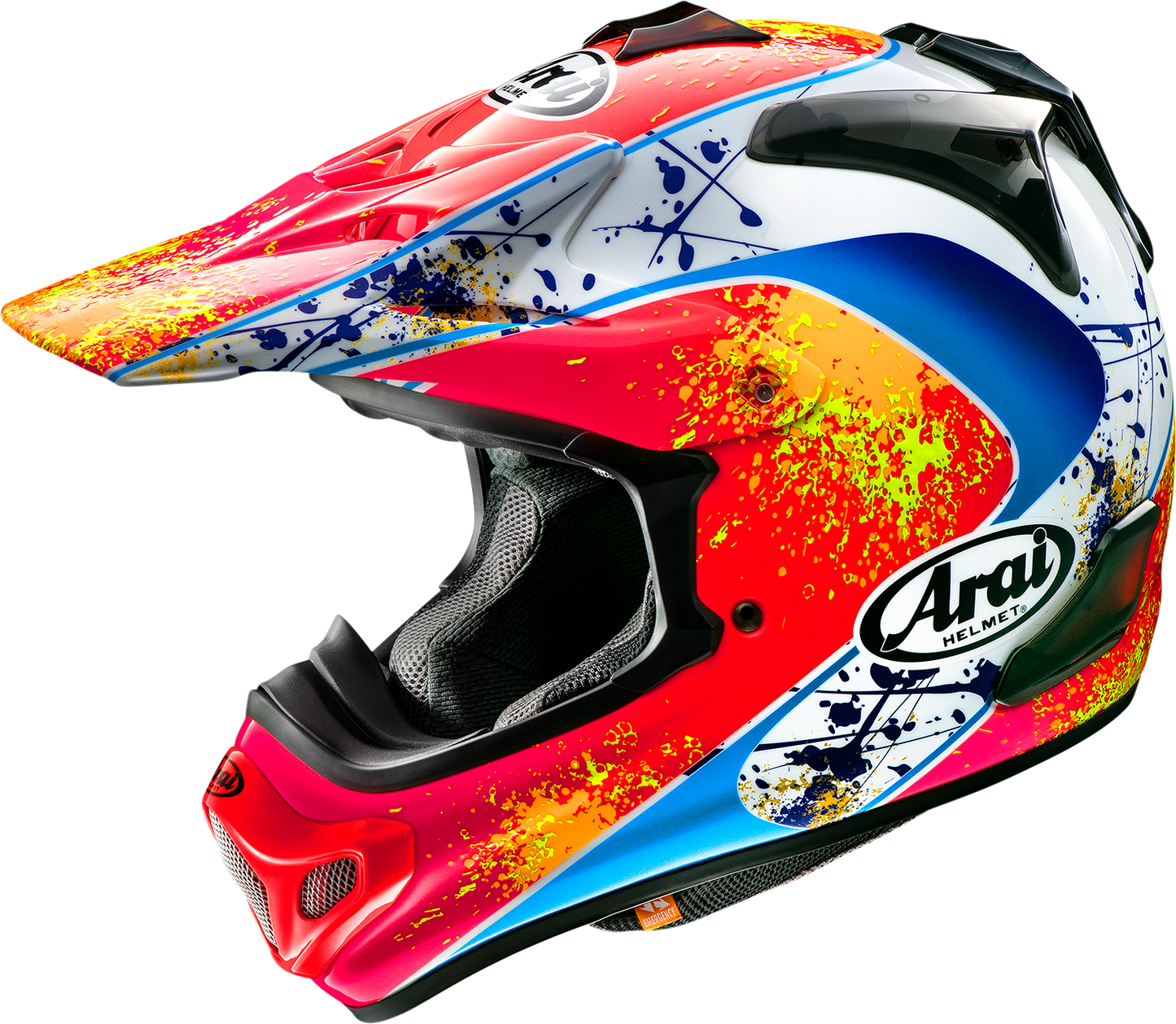 Arai Helmets VX-Pro4 Stanton off-road motorcycle helmet in XS with enhanced trail protection, featuring a rugged design and ventilation.