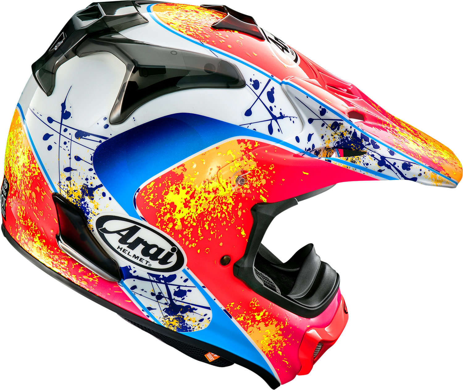 Arai Helmet VX-Pro4 Stanton small off-road motorcycle helmet with enhanced safety features and aerodynamic design.
