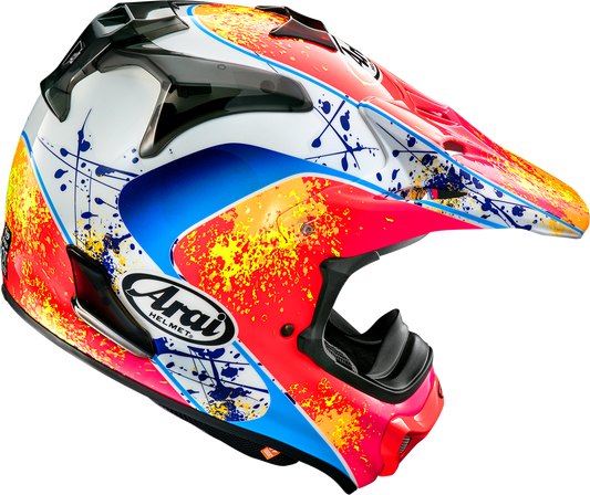Arai Helmet VX-Pro4 Stanton small off-road motorcycle helmet with enhanced safety features and aerodynamic design.