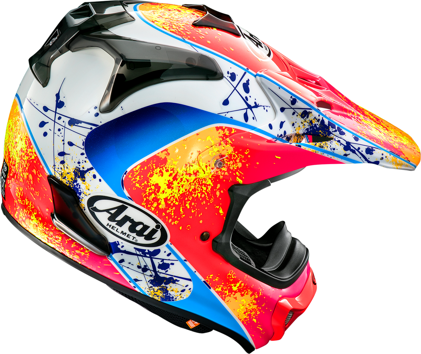 Arai VX-Pro4 Stanton off-road helmet in XS with enhanced trail protection, featuring a rugged design and secure chin strap.