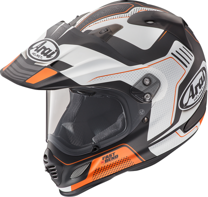ARAÏ HELMETS XD-4 helmet in Vision Orange Frost with XS size, featuring a sleek aerodynamic design and clear visor.