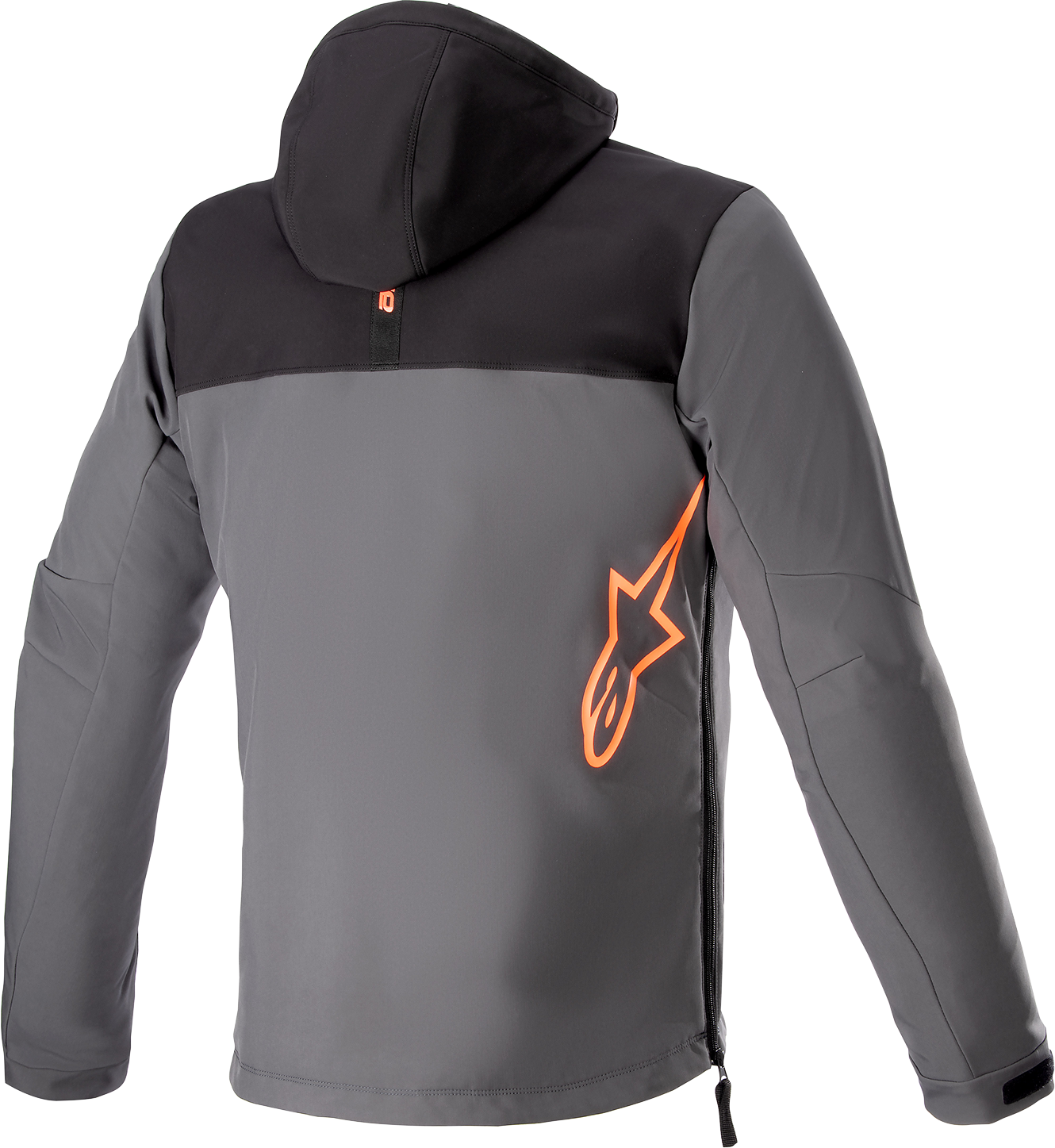 Alpinestars Sherpa Jacket in black and gray, 3XL size, featuring a cozy fleece lining and stylish design.