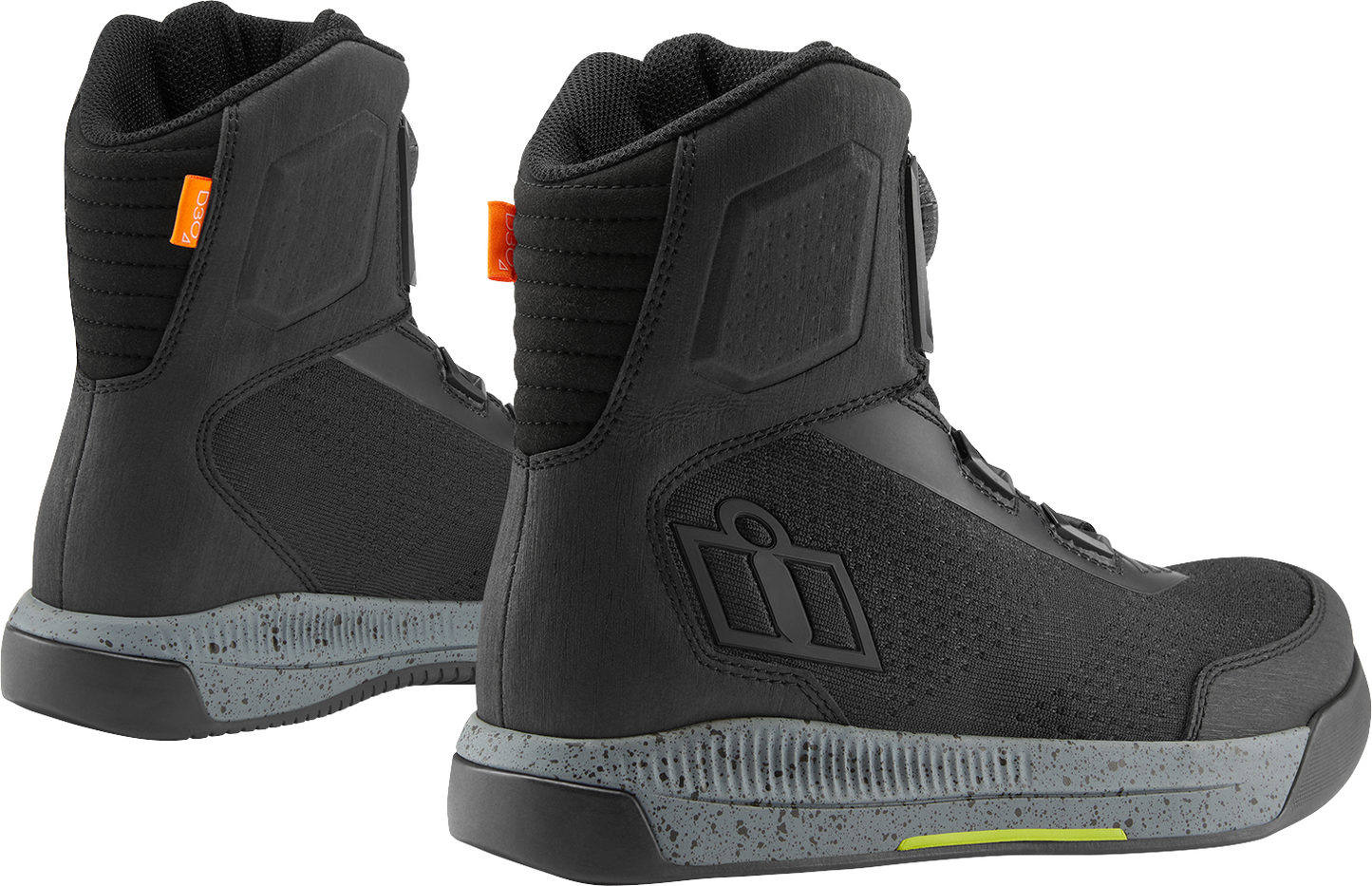 Black ICON Overlord™ Vented Boots for men, US 9.5 / EU 43.5, shown with vented design and rugged sole.