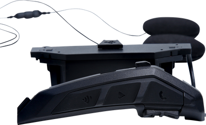 AGV speakers for Insyde communication system, part #20KIT93040001, showing two black speakers with mounting brackets.