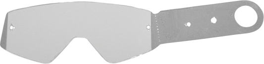THOR Activate/Regiment Tear-Offs in clear, 10-pack, designed for motorcycle helmets for easy cleaning and protection.