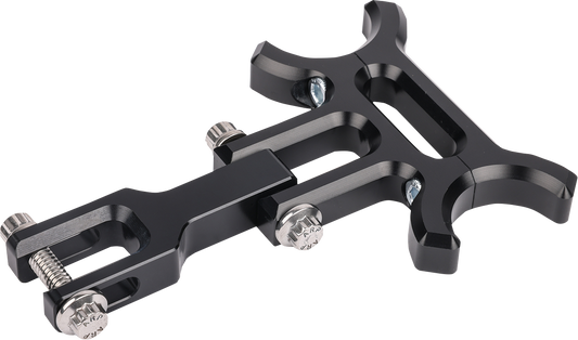 THRASHIN SUPPLY CO. Holeshot Riser Gauge Relocation Mounting Bracket TSC-2215