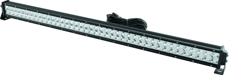 QuadBoss 42-inch double row LED light bar with high-intensity combo flood and spot beams for off-road and outdoor use.