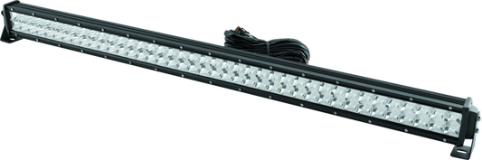 QuadBoss 42-inch double row LED light bar with high-intensity combo flood and spot beams for off-road and outdoor use.