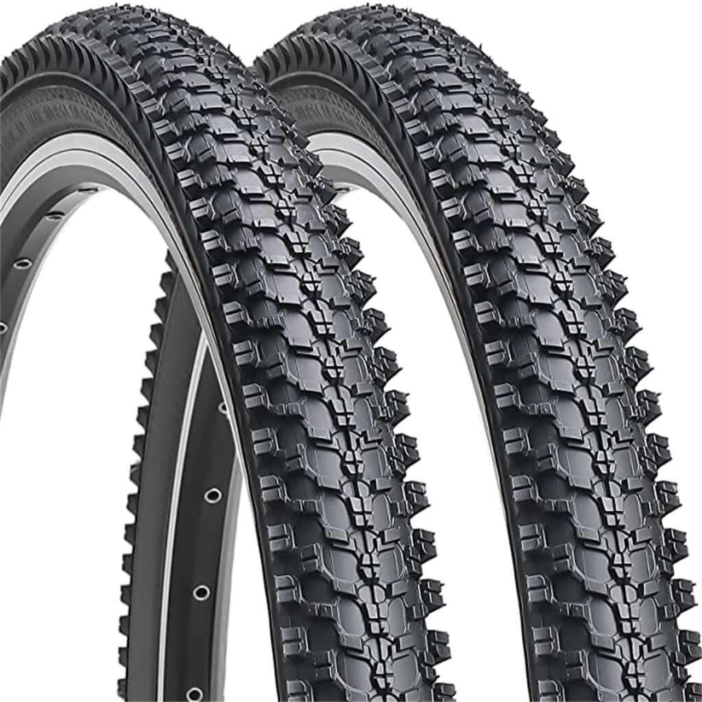 Hycline CrossBand mountain bike tire, 26-inch by 1.95-inch, rugged tread pattern for off-road cycling.
