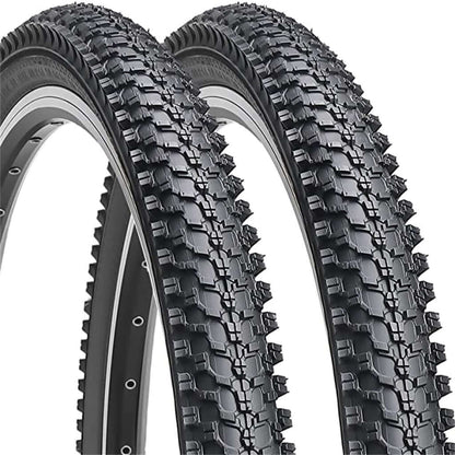 Hycline CrossBand mountain bike tire, 26-inch by 1.95-inch, rugged tread pattern for off-road cycling.