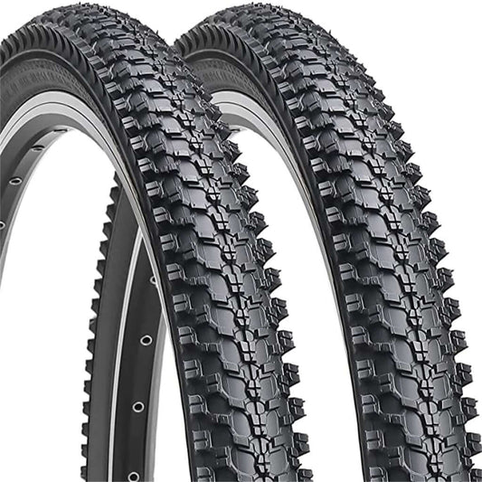 Hycline CrossBand mountain bike tire, 26-inch by 1.95-inch, rugged tread pattern for off-road cycling.