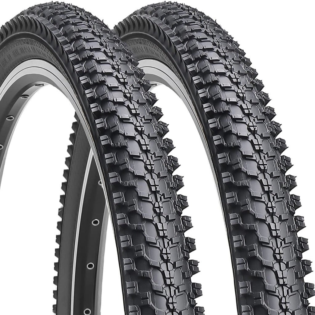 Mountain Bike Tires (2-Pack) - 20/24/26 Inch