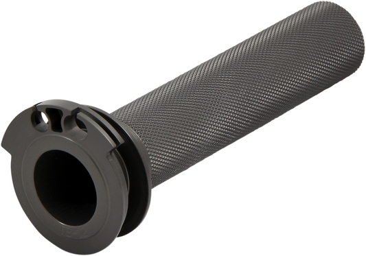 Aluminum PRO CIRCUIT Throttle Tube for KTM SX-F motorcycle, showing the TB-12 throttle tube with textured surface and mounting hole.