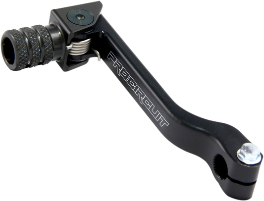 Pro Circuit KX CNC machined shift lever with replaceable tip for motocross bikes, showing polished metal finish and ergonomic design.