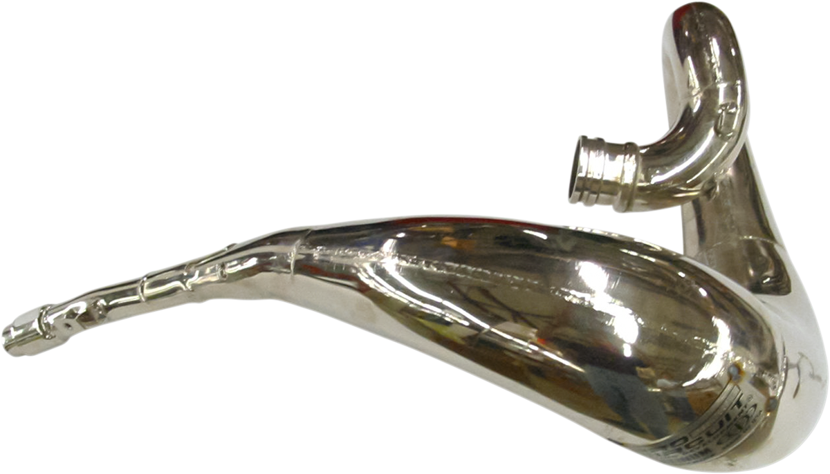 PRO CIRCUIT Platinum Head Pipe PS04250P for motorcycle exhaust system, high-performance metal pipe with polished finish.