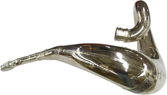 PRO CIRCUIT Platinum Head Pipe PS04250P for motorcycle exhaust system, high-performance metal pipe with polished finish.