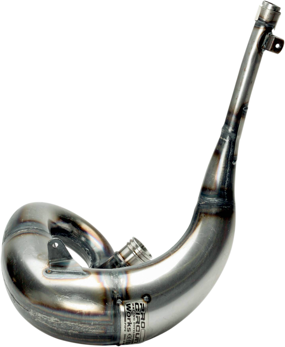 Pro Circuit Works Pipe PH05250 motorcycle exhaust with bare metal finish, showcasing high-performance design and durable construction