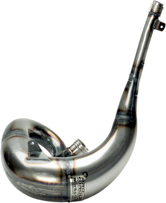 Pro Circuit Works Pipe PH05250 motorcycle exhaust with bare metal finish, showcasing high-performance design and durable construction