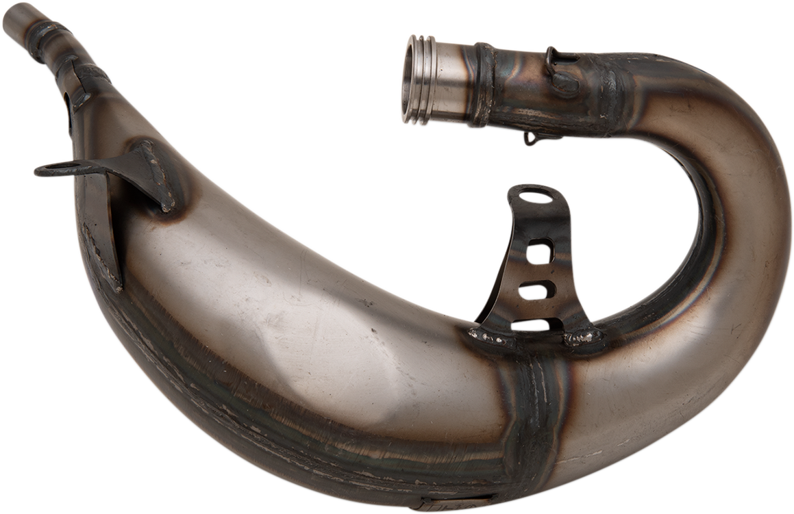 Pro Circuit Works Pipe off-road motorcycle exhaust system in bare metal finish, designed for enhanced performance.