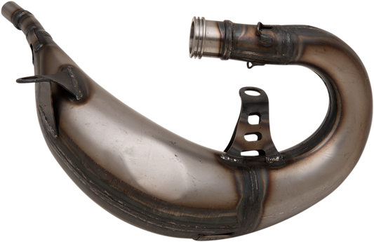 Pro Circuit Works Pipe off-road motorcycle exhaust system in bare metal finish, designed for enhanced performance.