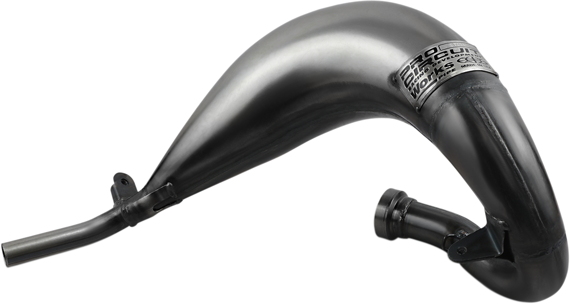 PRO CIRCUIT Works Pipe 0761985 motorcycle exhaust system with durable bare metal finish, designed for high performance and durability.