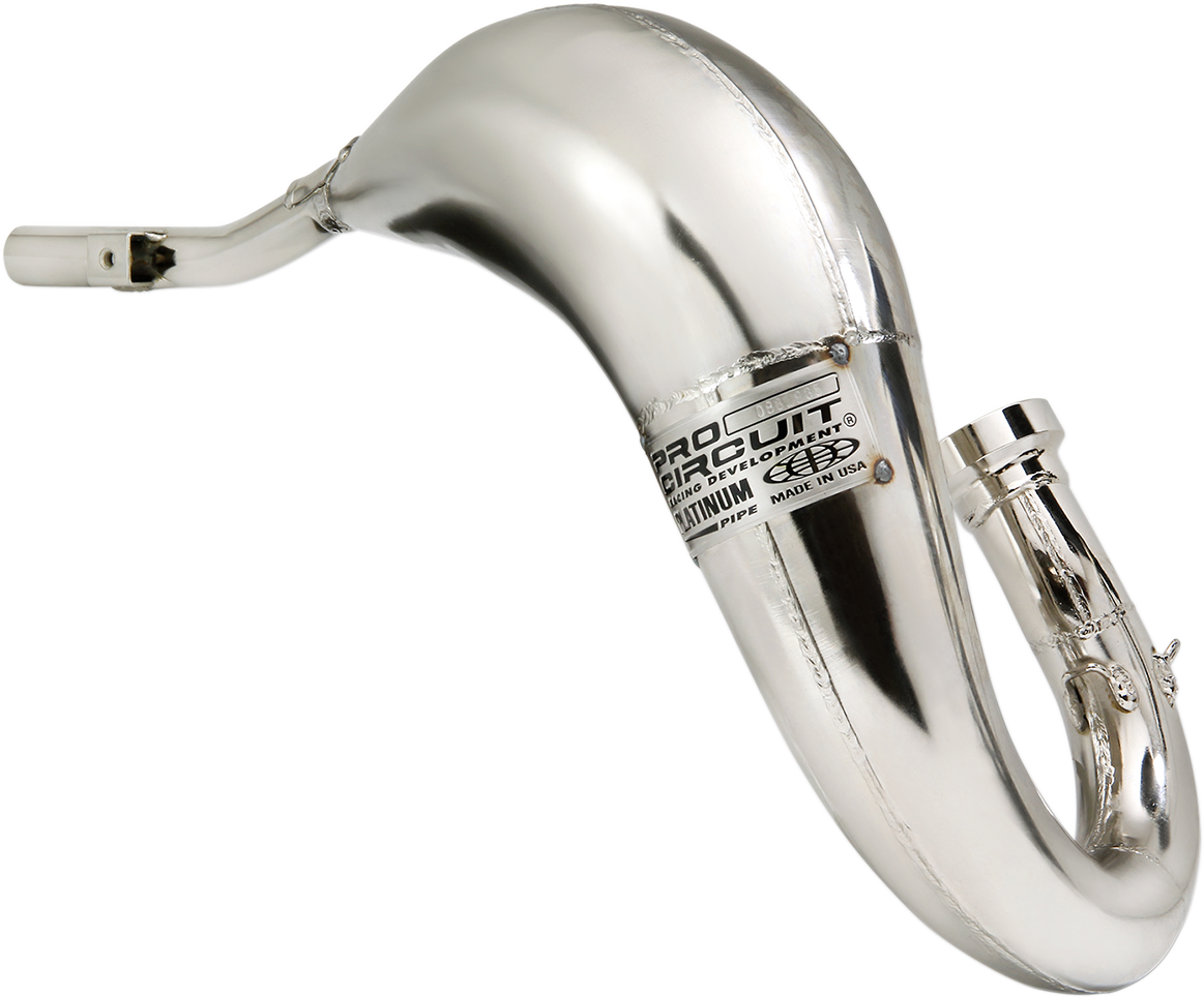 Pro Circuit Platinum Pipe 0831985 motorcycle exhaust system with electroless nickel plating, high-performance motorcycle exhaust component