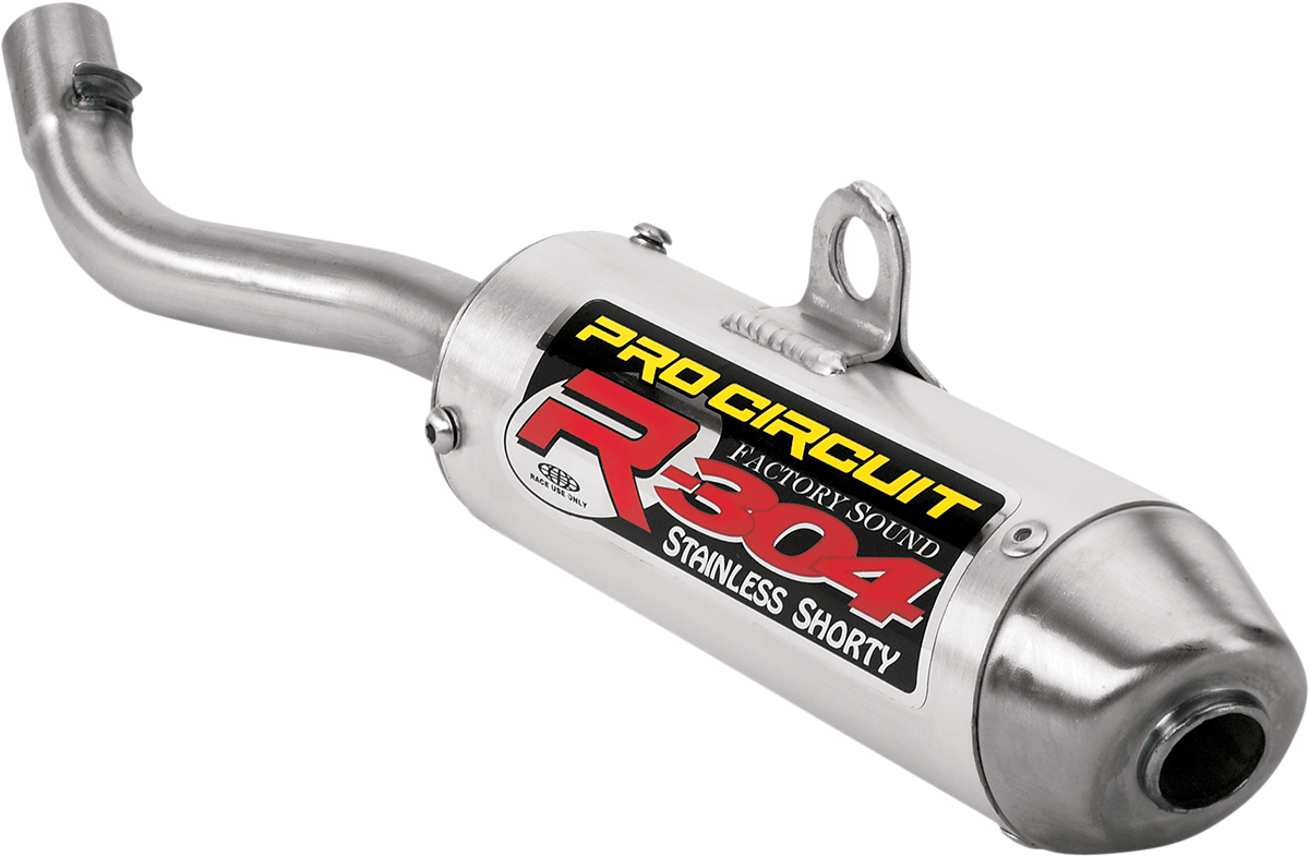 PRO CIRCUIT, PRO CIRCUIT R-304 Two-Stroke Silencer ST09065-RE for Closed-Course Racing