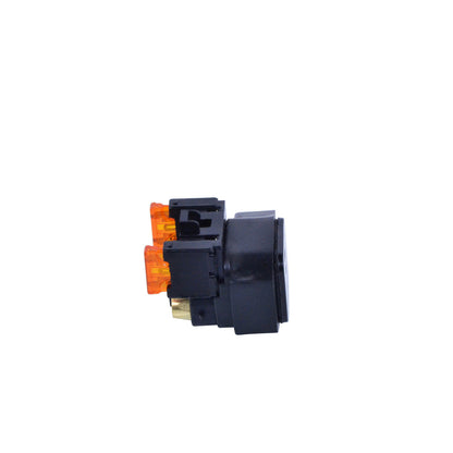 RM STATOR RMS090-102558 starter relay solenoid for automotive applications, showing the compact metallic component.