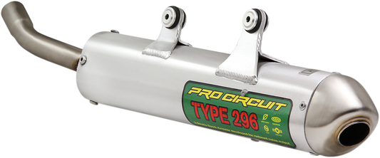 PRO CIRCUIT Spark Arrestor Silencer SG18300-296 for motorcycle noise-sensitive riding areas, shown in the image.