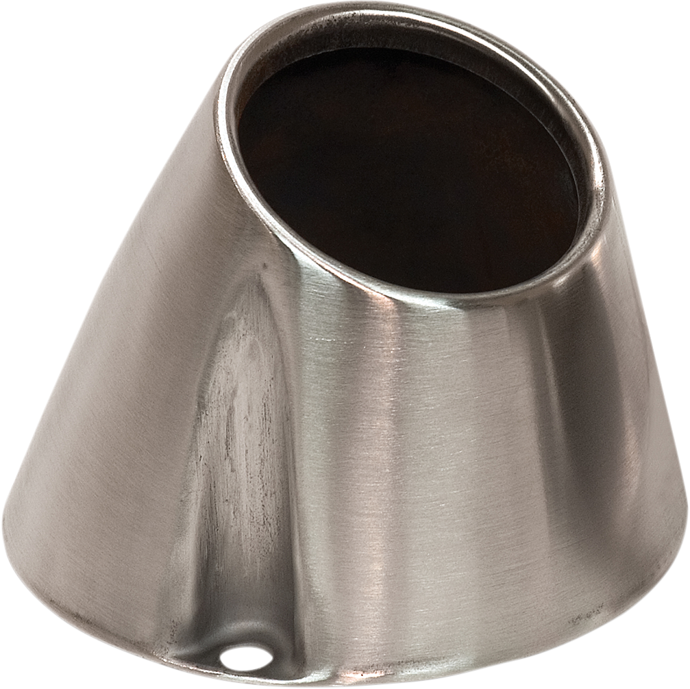 Pro Circuit stainless steel replacement end cap for 3-1/2 inch exhaust systems, part PC4032-0001, shown in the image.