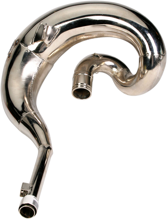 PRO CIRCUIT Platinum Head Pipe PH95250P for motorcycle exhaust, showcasing the high-performance metal construction and sleek design.