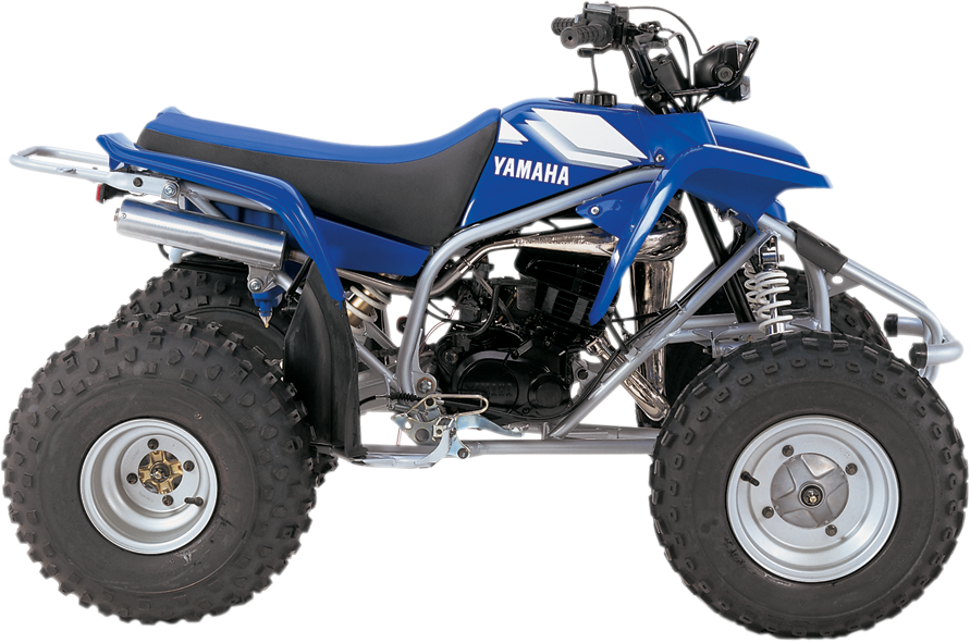 Pro Circuit Platinum Pipe PQY88200P high-performance off-road vehicle exhaust system installed on a dirt bike.