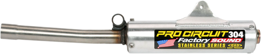 PRO CIRCUIT 304 Silencer for motorcycle exhaust system, designed for top-end performance and noise reduction.