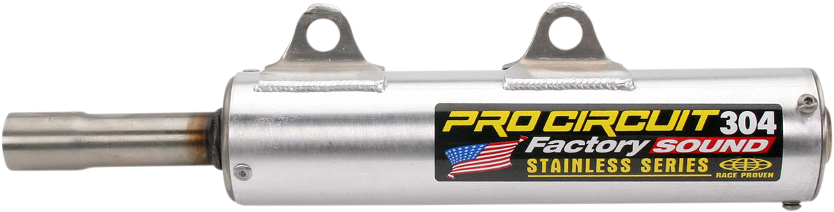 PRO CIRCUIT 304 Exhaust Silencer SK89200D-304 for motorcycle, showcasing durable construction and sleek design.