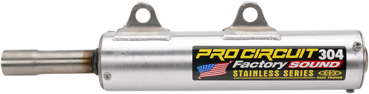 PRO CIRCUIT 304 Exhaust Silencer SK89200D-304 for motorcycle, showcasing durable construction and sleek design.