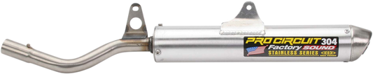 PRO CIRCUIT 304 Silencer SK95200D-SE for motorcycle exhaust system, showcasing durable metal construction and sleek design.