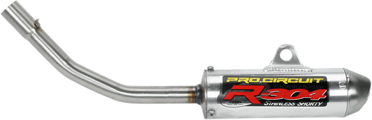 Pro Circuit R-304 silencer for two-stroke racing bikes, featuring sleek design and high-performance exhaust system