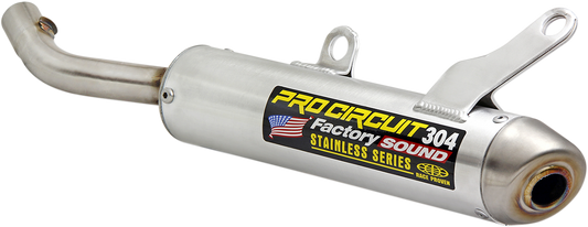 PRO CIRCUIT 304 Silencer for motorcycle exhaust system, designed to reduce noise and improve performance.