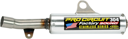 Pro Circuit 304 motorcycle silencer with sleek design, durable construction, and enhanced performance for off-road and sport bikes.