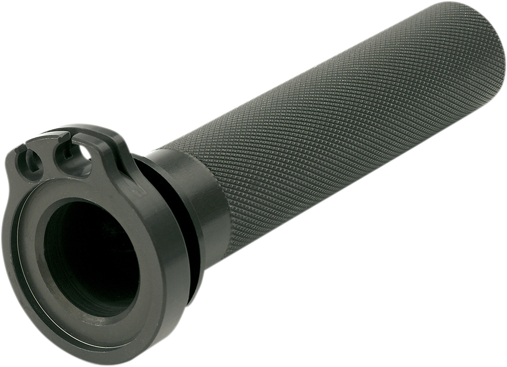 Pro Circuit CRF aluminum throttle tube TB-05 for motorcycle throttle control, showing the smooth, polished metal surface.
