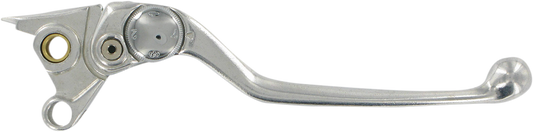 Parts Unlimited replacement brake lever for enhanced control and durability, shown in the image with a sleek black finish.
