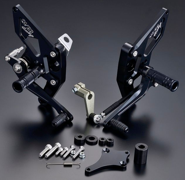 Over Racing Rear Sets 4 Position - Howling Moto