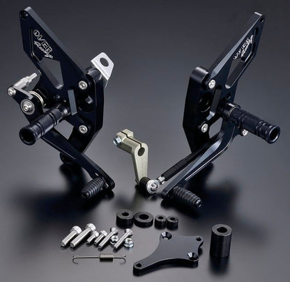 Over Racing Rear Sets 4 Position - Howling Moto